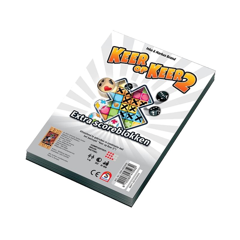 999 Games - Scoreblokken Keer op Keer 2 twee stuks Level 1