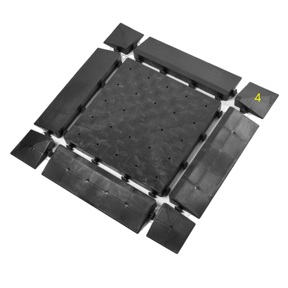 Hendriks - Kunststof Vloertegel Hoekstuk Nr 4