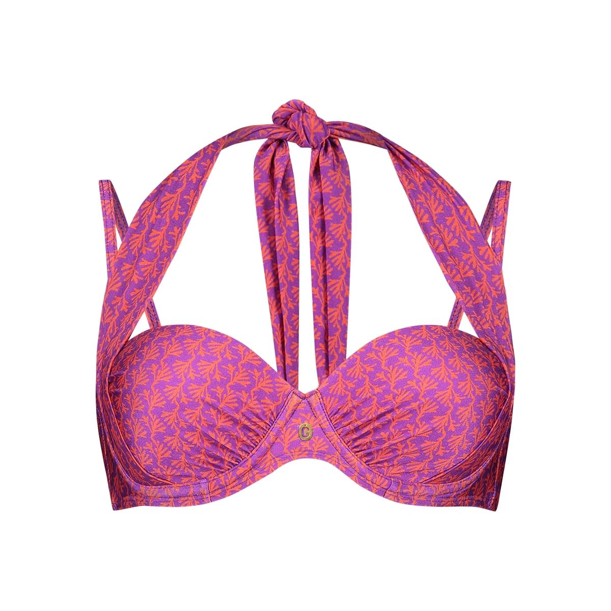 ten Cate Beach - Coral Wired Bikini Top Dames