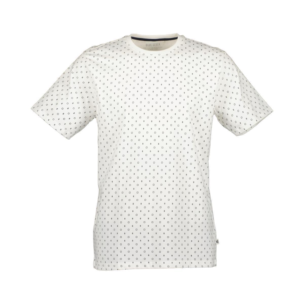 Blue Seven - Allover Print T-shirt Heren