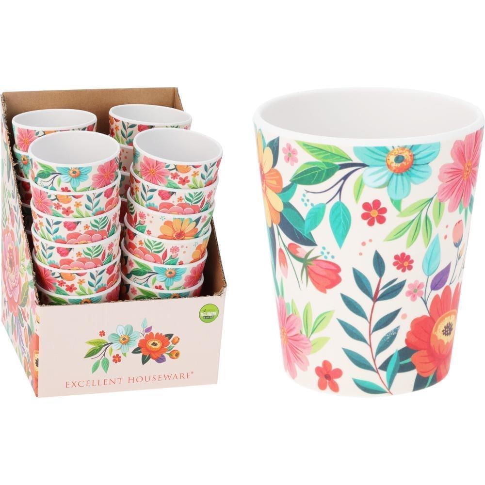 ML - Beker Melamine Bloem