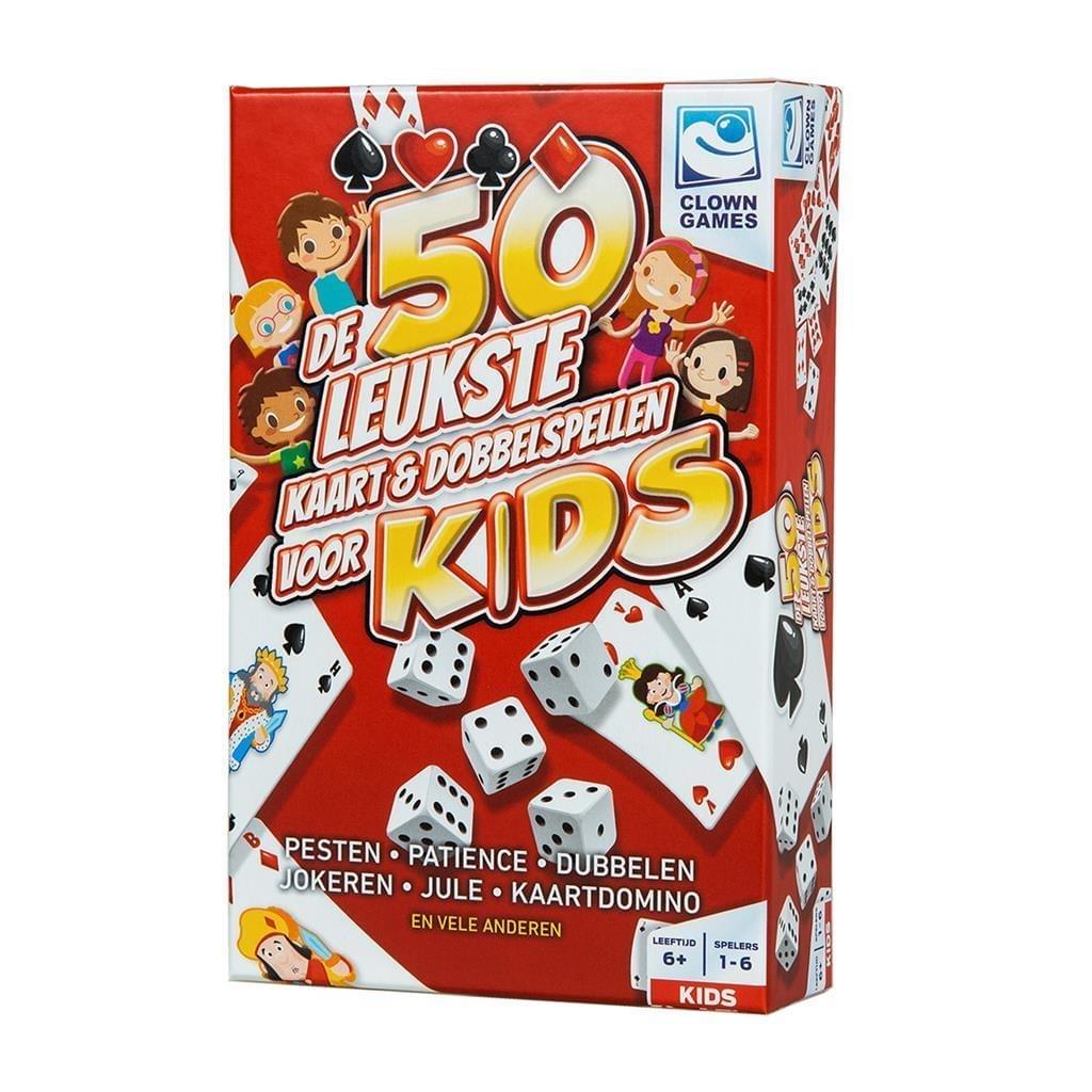 Clown - Kids 50 Kaart & Dobbel Spellen