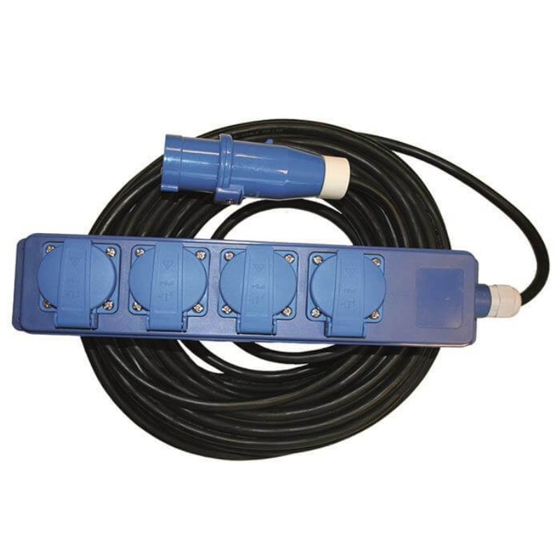 Haba - Quatro Unit Stekkerdoos + 20m Verlengkabel CEE