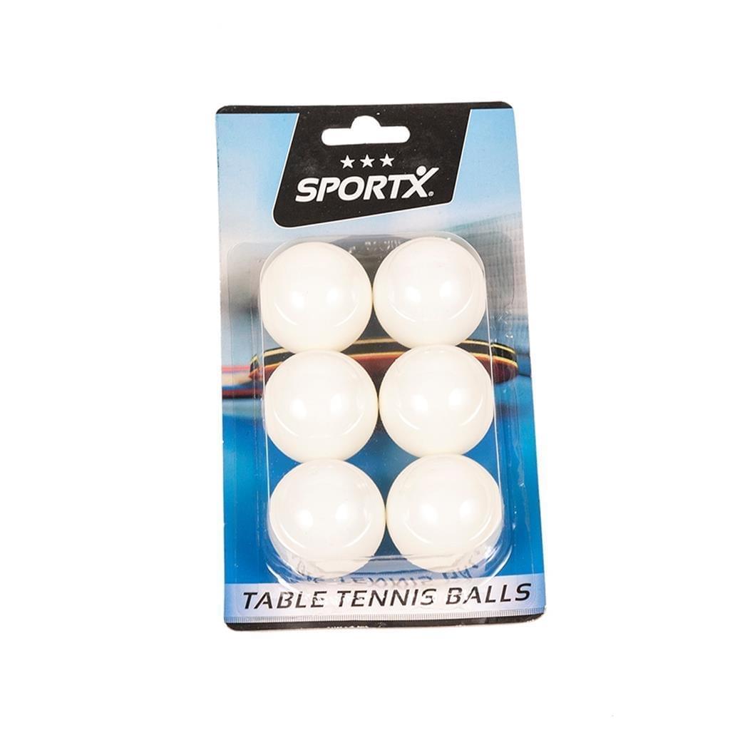 Sportx - Tafeltennisballen 6 stuks