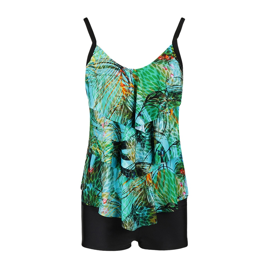 Mila - Triple Print Tankini Dames