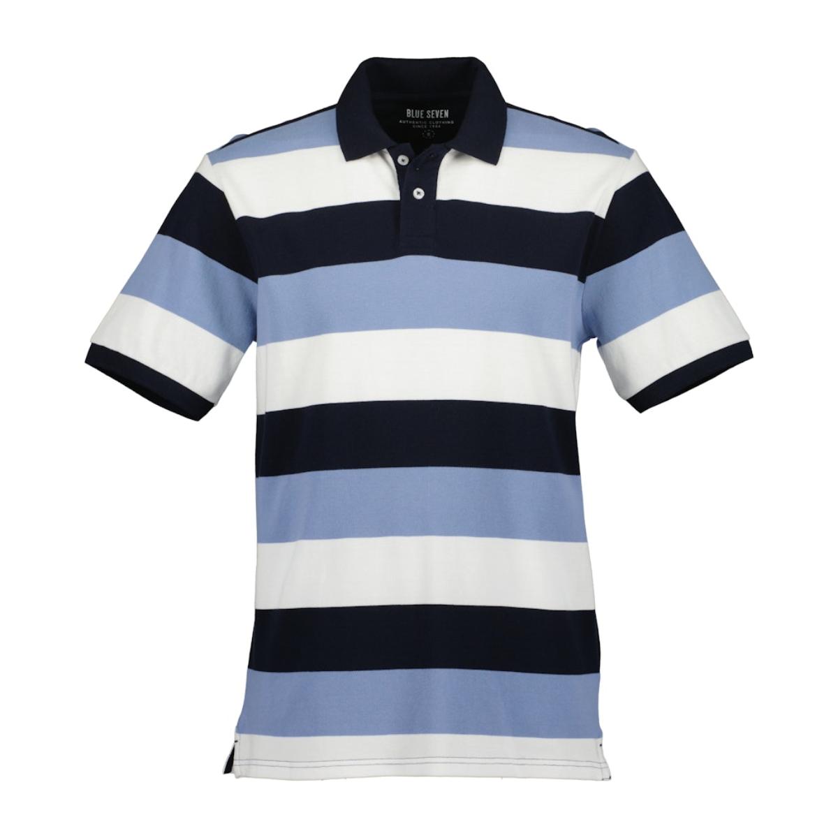 Blue Seven - Striped Polo Heren